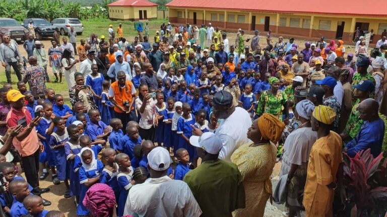 Eredo Council Delivers Classrooms, Security Fences, Exercise Books to Boost Education