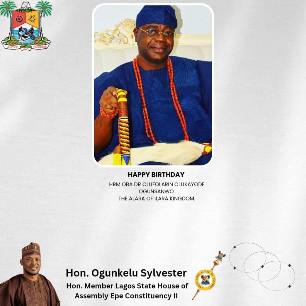 Lagos Lawmaker, Hon. Ogunkelu Sylvester, Felicitates Alara of Ilara, Oba Olufolarin Ogunsanwo, on Birthday