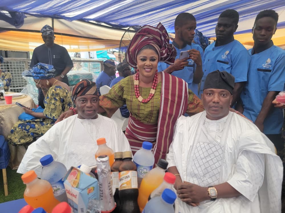on. Olowa Leads Tributes for Alhaja Rafiat Sanni at 80th Birthday, Turbaning