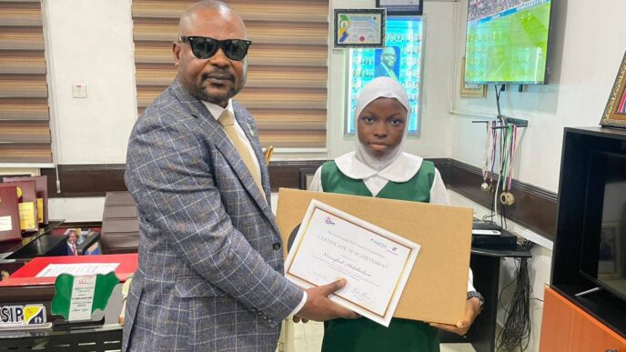 Iwerekun Student Wins 2025 HACEY Creative Writing Competition With Powerful Story on Menstrual Health Stigma