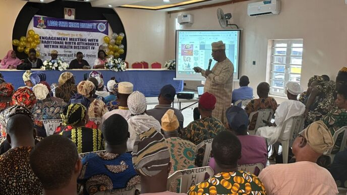 Lagos Health District IV Trains Traditional Birth Attendants on Data Management and Referral Systems