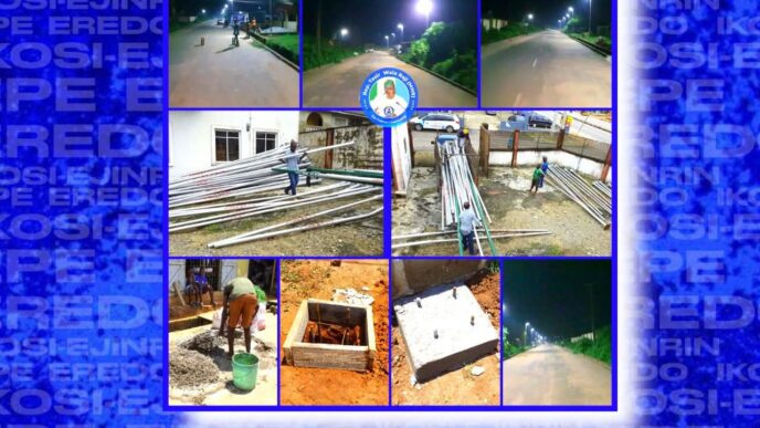 Rep. Wale Raji Lights Up Mafowosofo Street, Boosts Nightlife, Safety in Agbowa