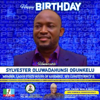Rep. Wale Raji Felicitates Hon. Sylvester Ogunkelu on Birthday, Describes Him as a Committed Leader