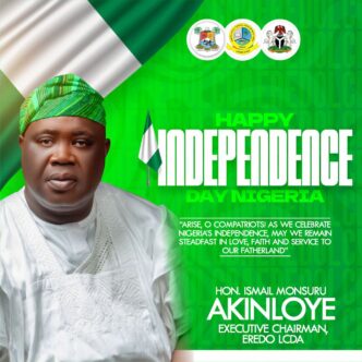 Eredo LCDA Chairman Urges Nigerians to Uphold Unity