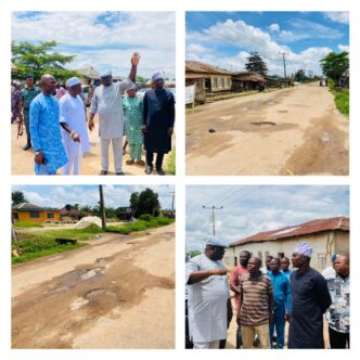 Eredo LCDA Chairman Akinloye Visits Odogbawojo for On-the-Spot Road Assessment