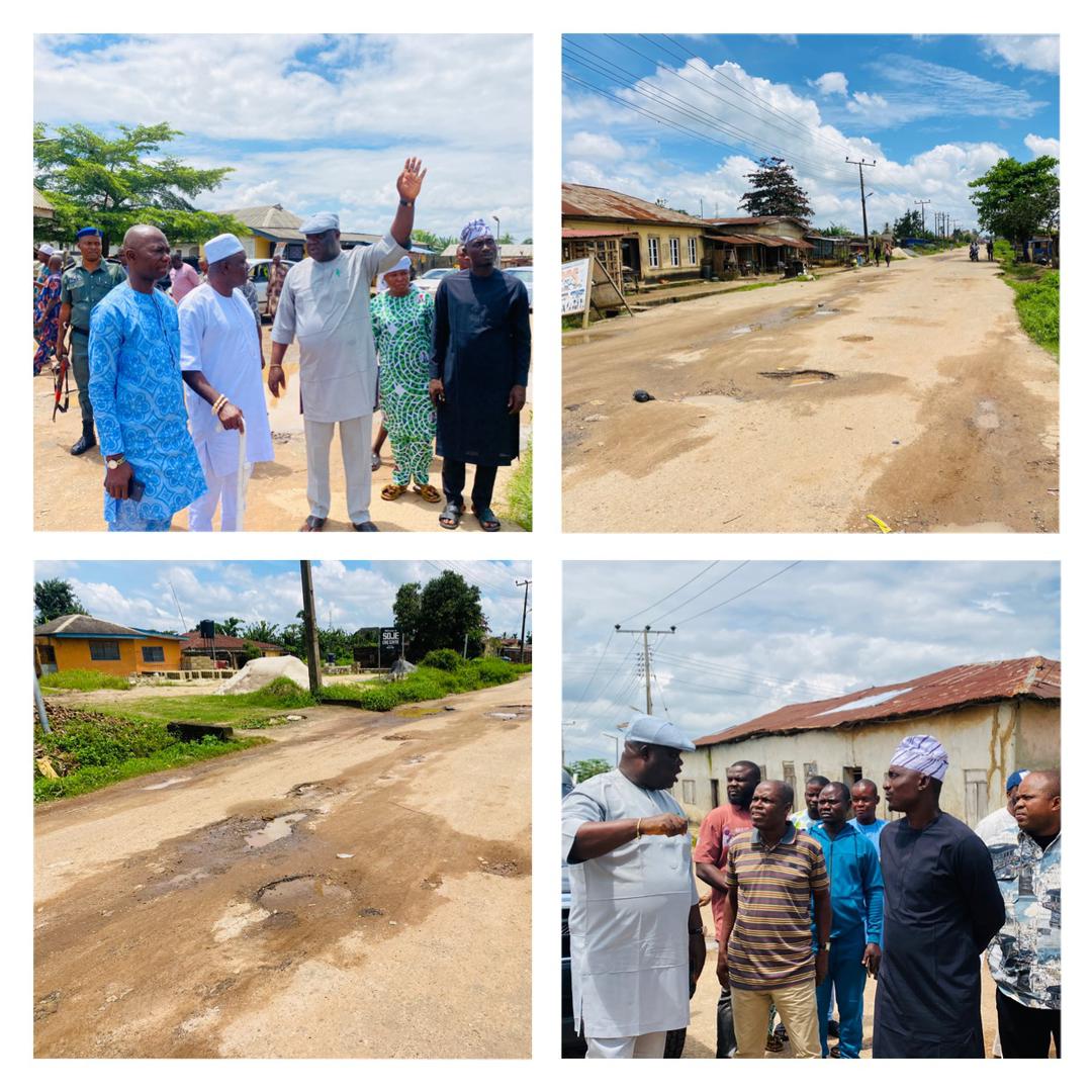 Eredo LCDA Chairman Akinloye Visits Odogbawojo for On-the-Spot Road Assessment