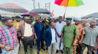 Lekki LCDA Chairman, Engr. Rasaki Bamidele Kasali, Inspects Flooded Areas After Heavy Downpour