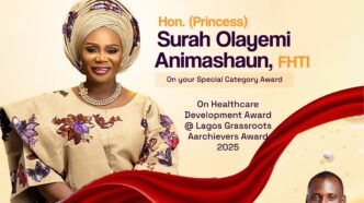 Healthcare Leadership Earns Princess Surah Animashaun Top Honour at Lagos Awards