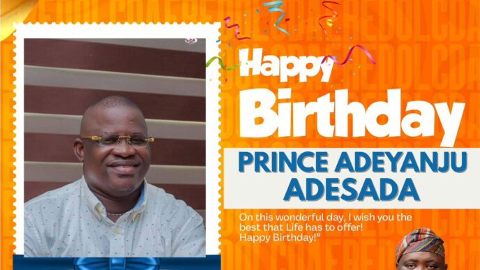 Eredo LCDA Chairman Celebrates Prince Adeyanju Adesada on His Birthday