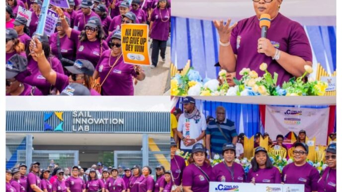 First Lady Ibijoke Sanwo-Olu Leads Wellness Walk, Promotes Women’s Empowerment in Ikorodu