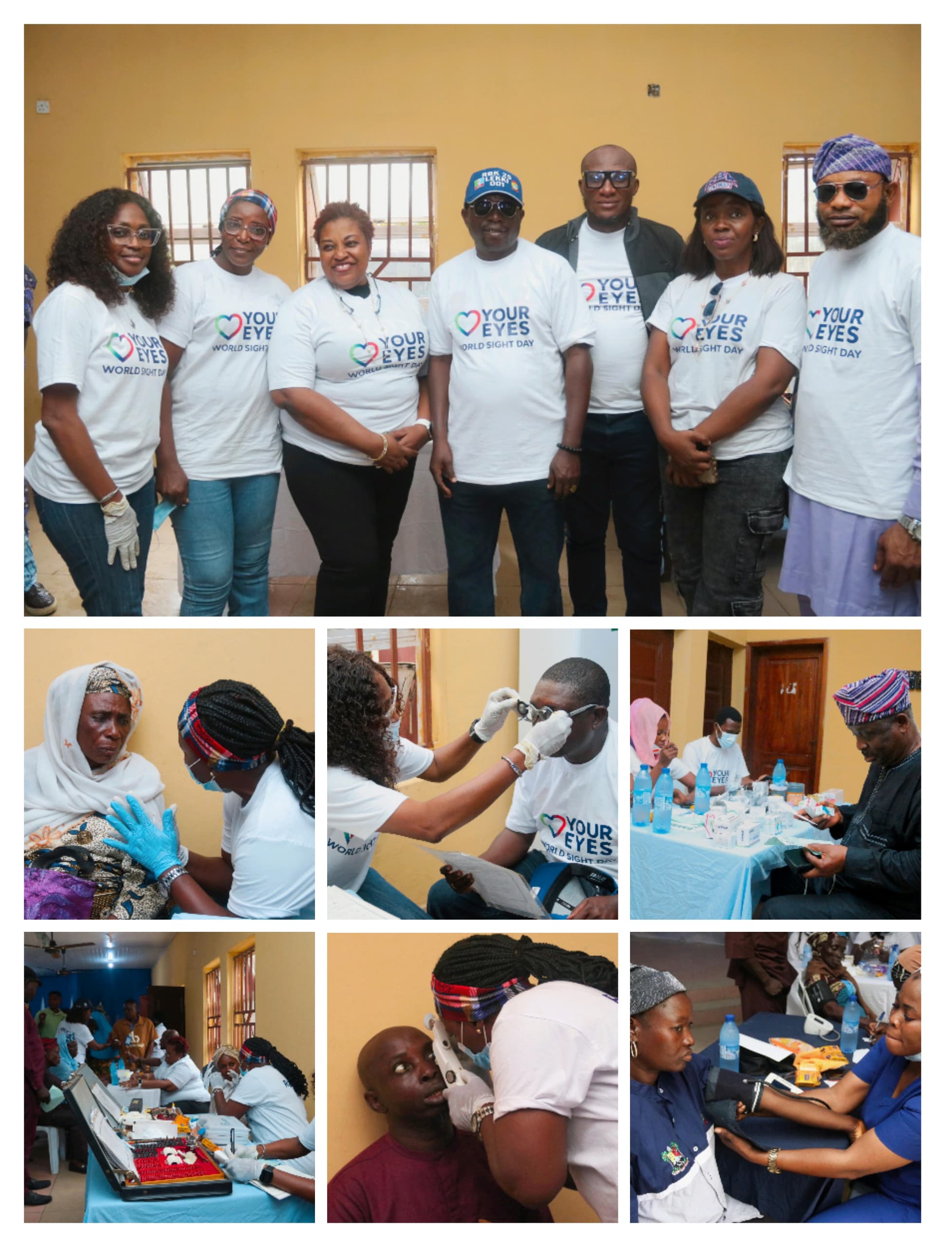 Lekki LCDA Offers Free Eye Tests as Part of World Sight Day 2025