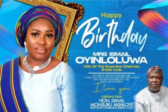 Eredo Council Chairman, Monsuru Akinloye, Celebrates Wife as ‘A Rare Gem and Pillar of Strength’ on Her Birthday