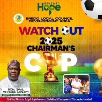 Eredo LCDA Unveils 2025 Chairman’s Cup to Promote Unity, Youth Empowerment