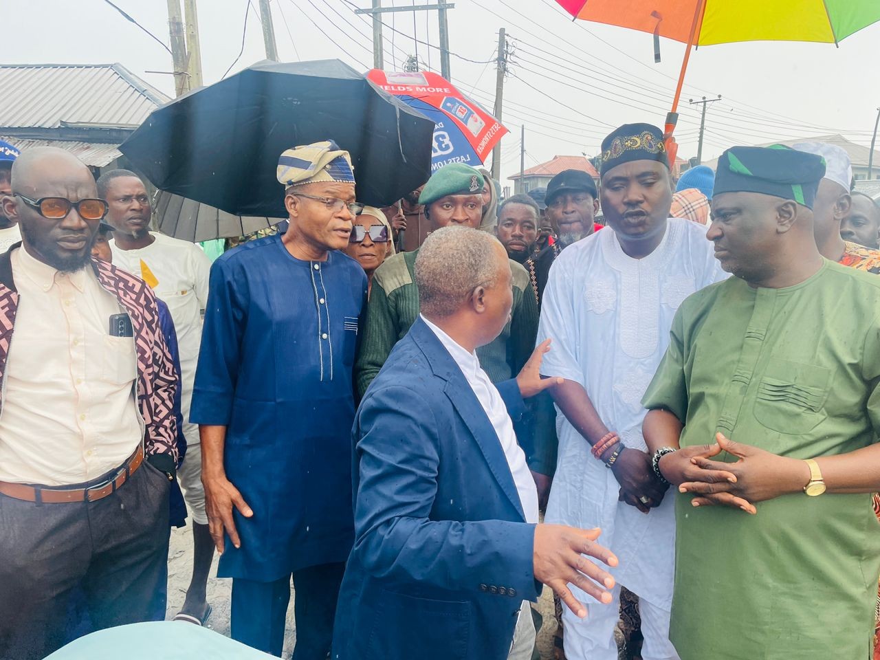 Lekki LCDA Chairman, Engr. Rasaki Bamidele Kasali, Inspects Flooded Areas After Heavy Downpour