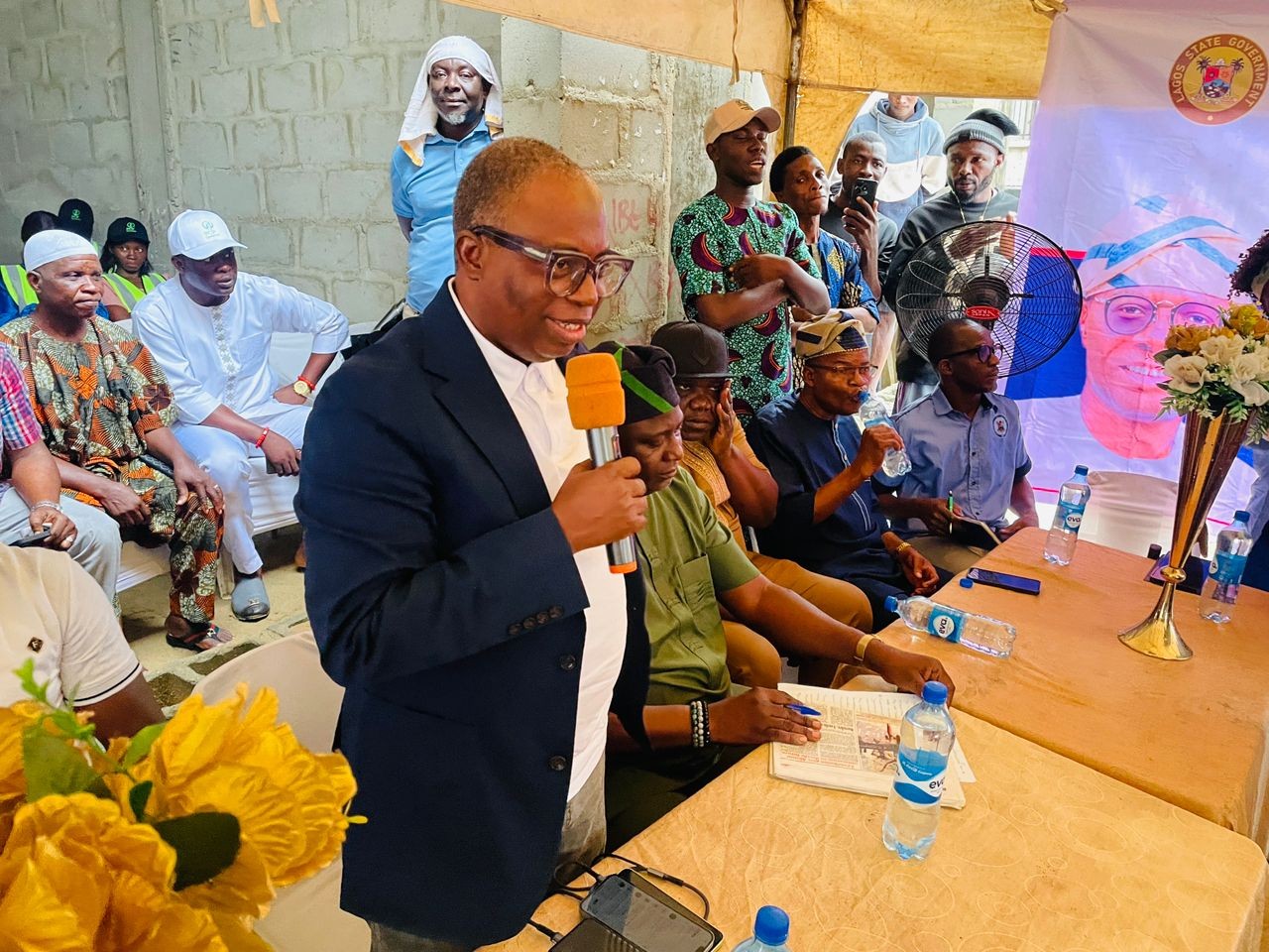 Lekki LCDA Chairman, Engr. Rasaki Bamidele Kasali, Inspects Flooded Areas After Heavy Downpour