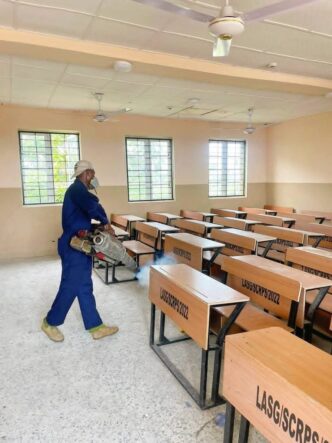 Lekki LCDA Fumigation Begins in Schools