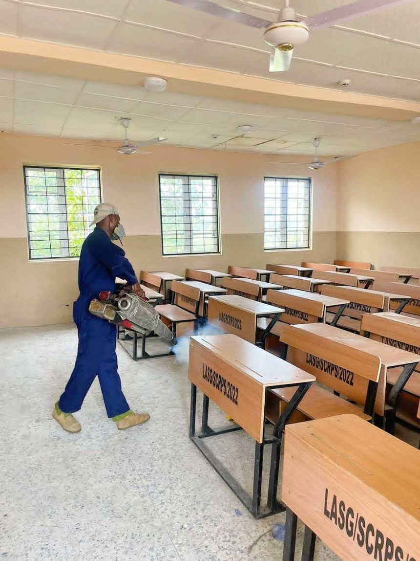 Lekki LCDA Fumigation Begins in Schools