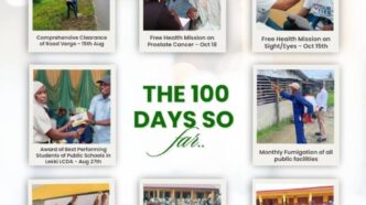Kasali Marks First 100 Days with Transformative Projects in Lekki LCDA