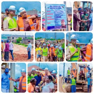 Anomo Delivers on Infrastructure Promise as Road Construction Starts in Owu-Ikosi