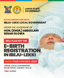 Ibeju-Lekki Council Flags Off E-Birth Registration