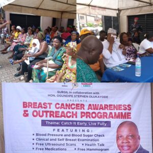 Over 200 Women Benefit from Breast Cancer Awareness Programme in Oshodi-Isolo