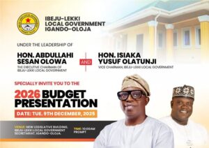 Ibeju-Lekki Announces 2026 Budget Presentation