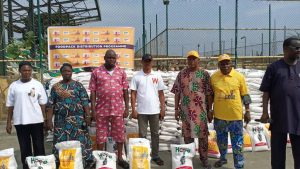 Senator Abiru Distributes Food Packs to 12,000 Lagos East Households