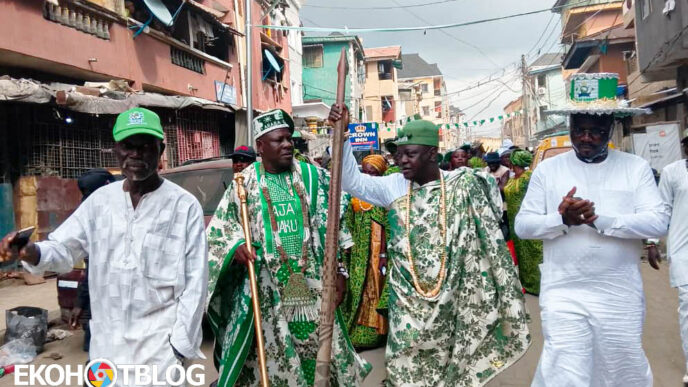 Ajanaku family at Eyo Festival