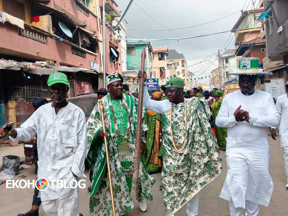 Ajanaku family at Eyo Festival