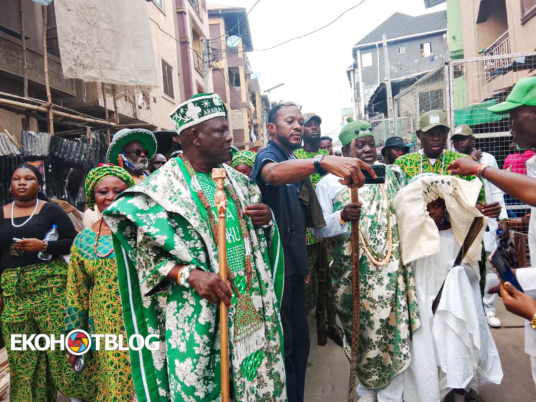 Ajanaku family at Eyo Festival