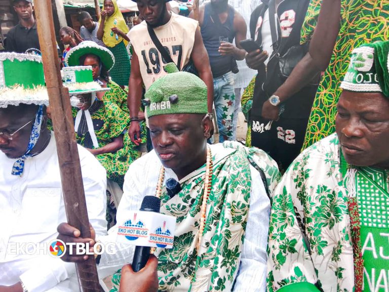 Ajanaku family at Eyo Festival