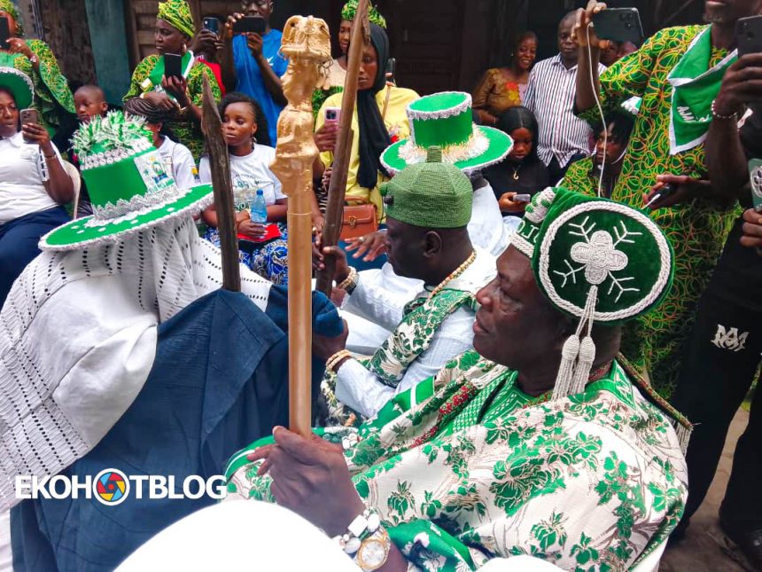 Ajanaku family at Eyo Festival