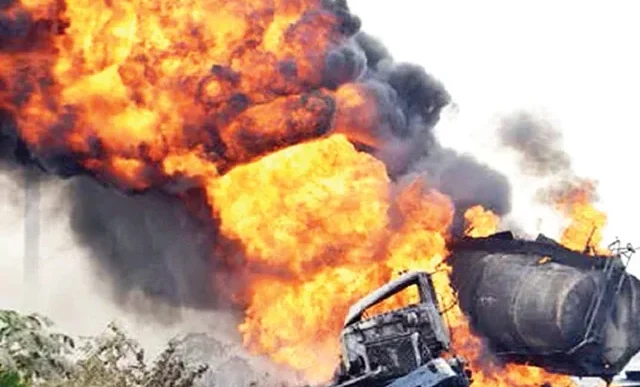 Vehicles Burnt as Fuel Tanker Catches Fire at Atlantic Road, Eredo