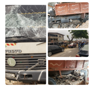 Epe sand truck accident