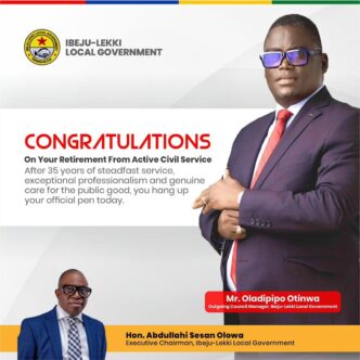 Ibeju-Lekki Council Manager retirement