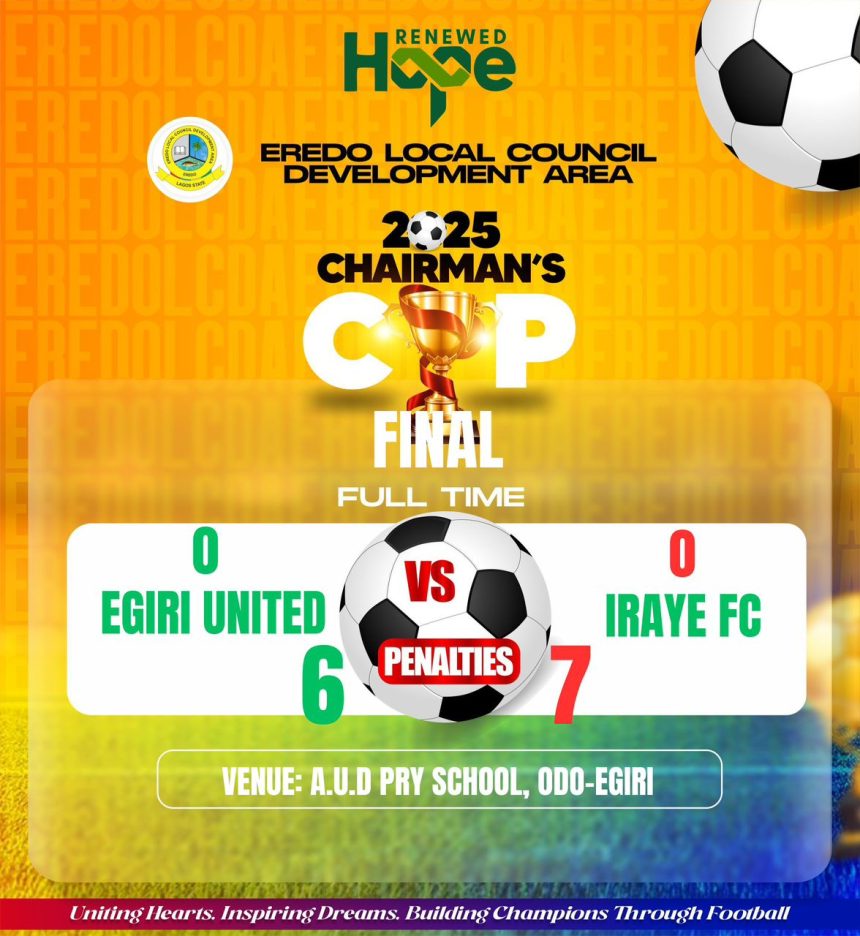 Eredo LCDA Chairman’s Cup