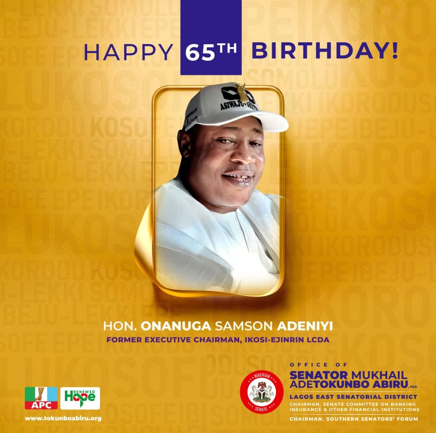 Hon. Onanuga Samson Adeniyi