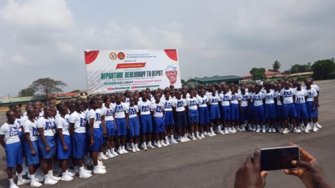 Lagos Army recruits