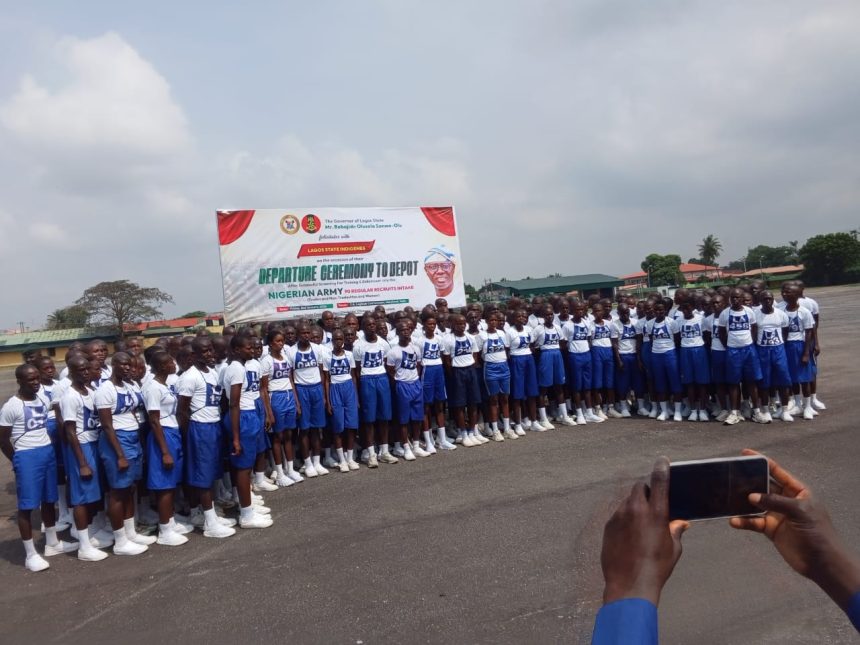 Lagos Army recruits