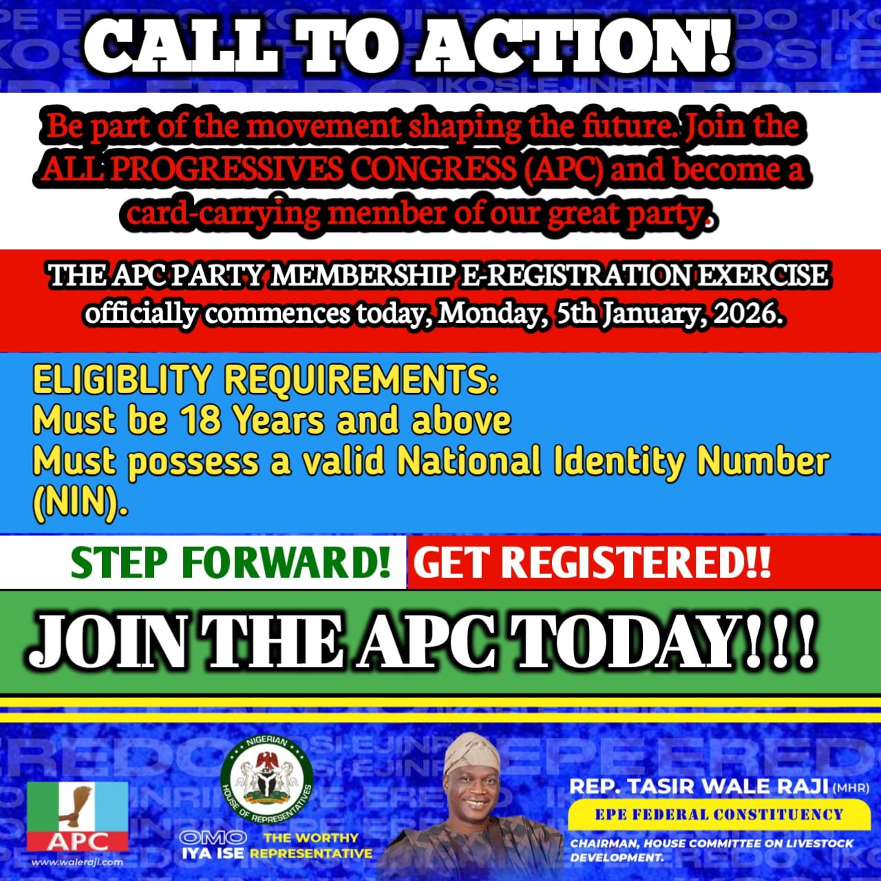 APC E-Registration Epe Federal Constituency