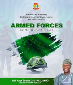 Lekki LCDA Armed Forces tribute