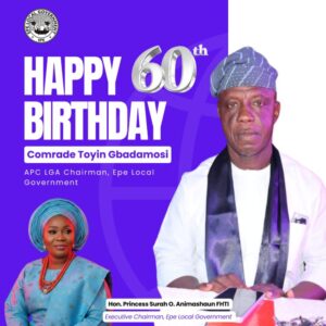 Toyin Gbadamosi 60th birthday