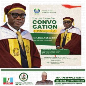 Saheed Bakare LL.M University of Lagos