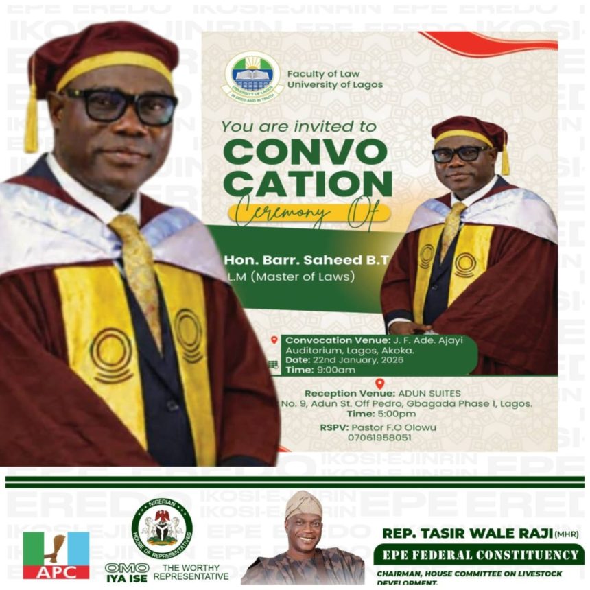 Saheed Bakare LL.M University of Lagos