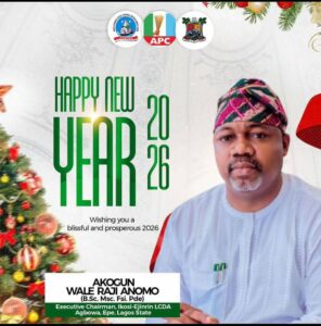Akogun Wale Anomo New Year message