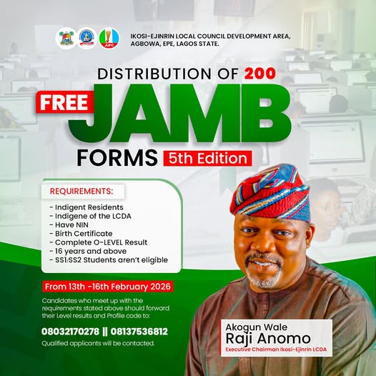 200 free JAMB UTME