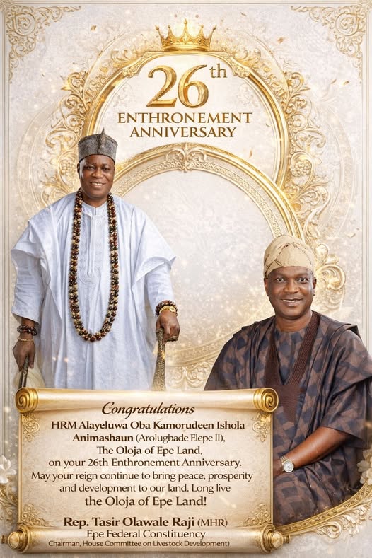 Oloja of Epe 26th anniversary