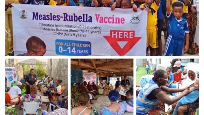 Measles-Rubella vaccination in Lekki LCDA