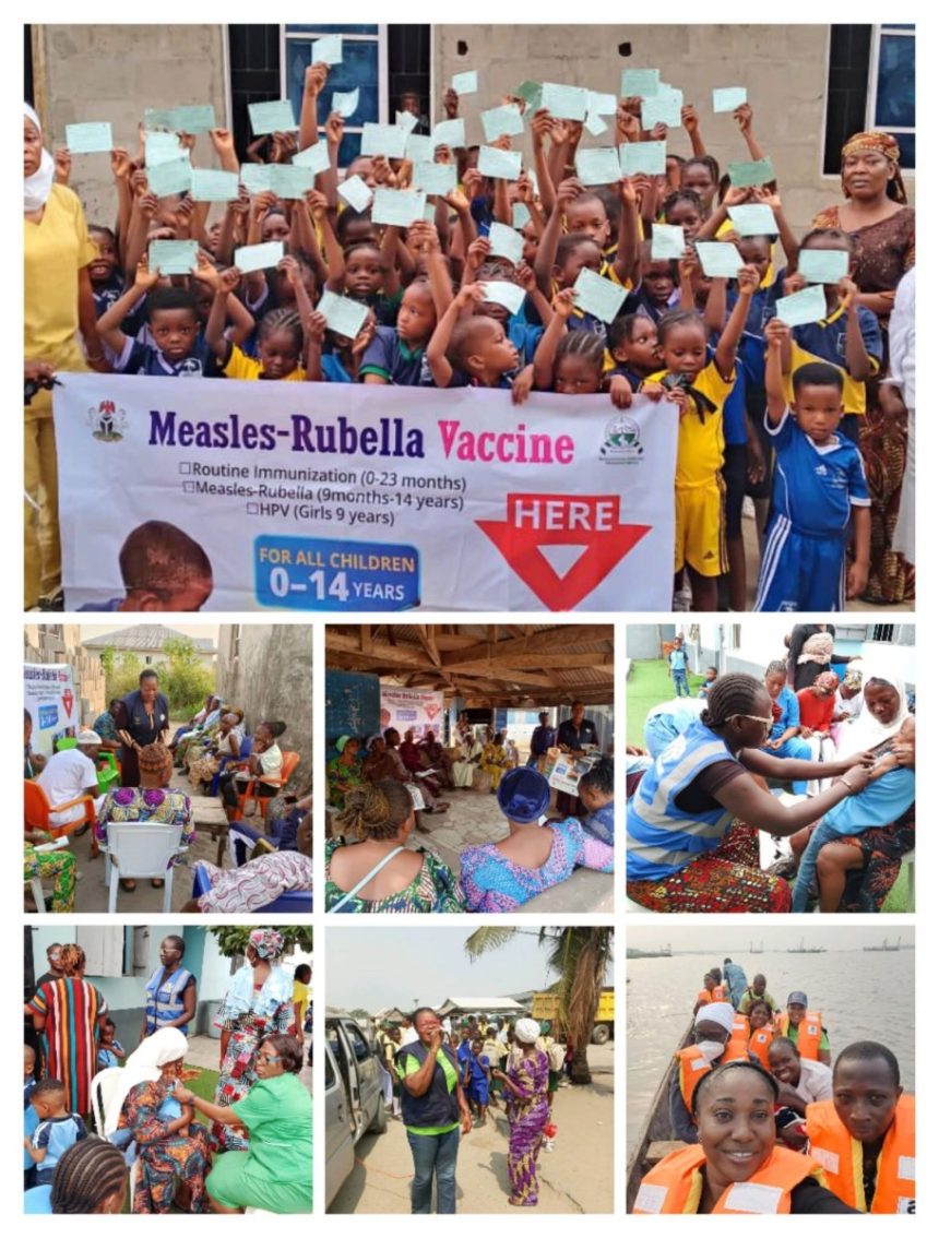 Measles-Rubella vaccination in Lekki LCDA