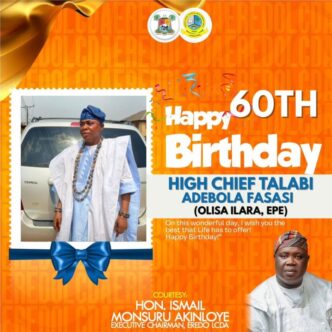 Olisa of Ilara Kingdom at 60